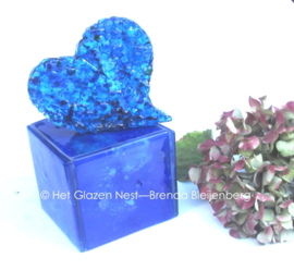 Urn “blauw hart”