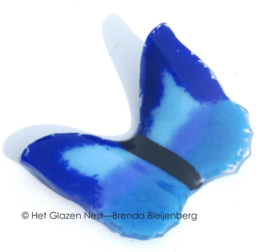 Vlindertje in blauw en aqua