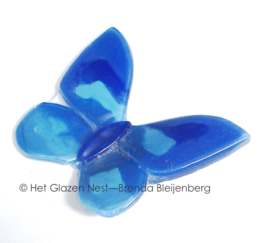 Kleine vlinder met ronde vleugels