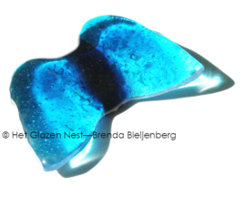 Kleine aqua blauwe vlinder