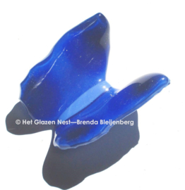 Blauwe vlinder als grafkunst
