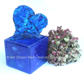 Urn “blauw hart”