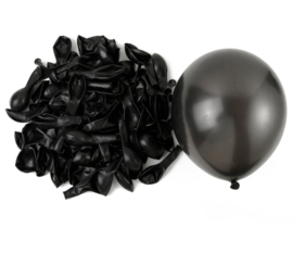 Pearl ballon black ( 5 / 10 / 12 inch) 20 stuks