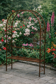 Rozenboog Lili met bankje