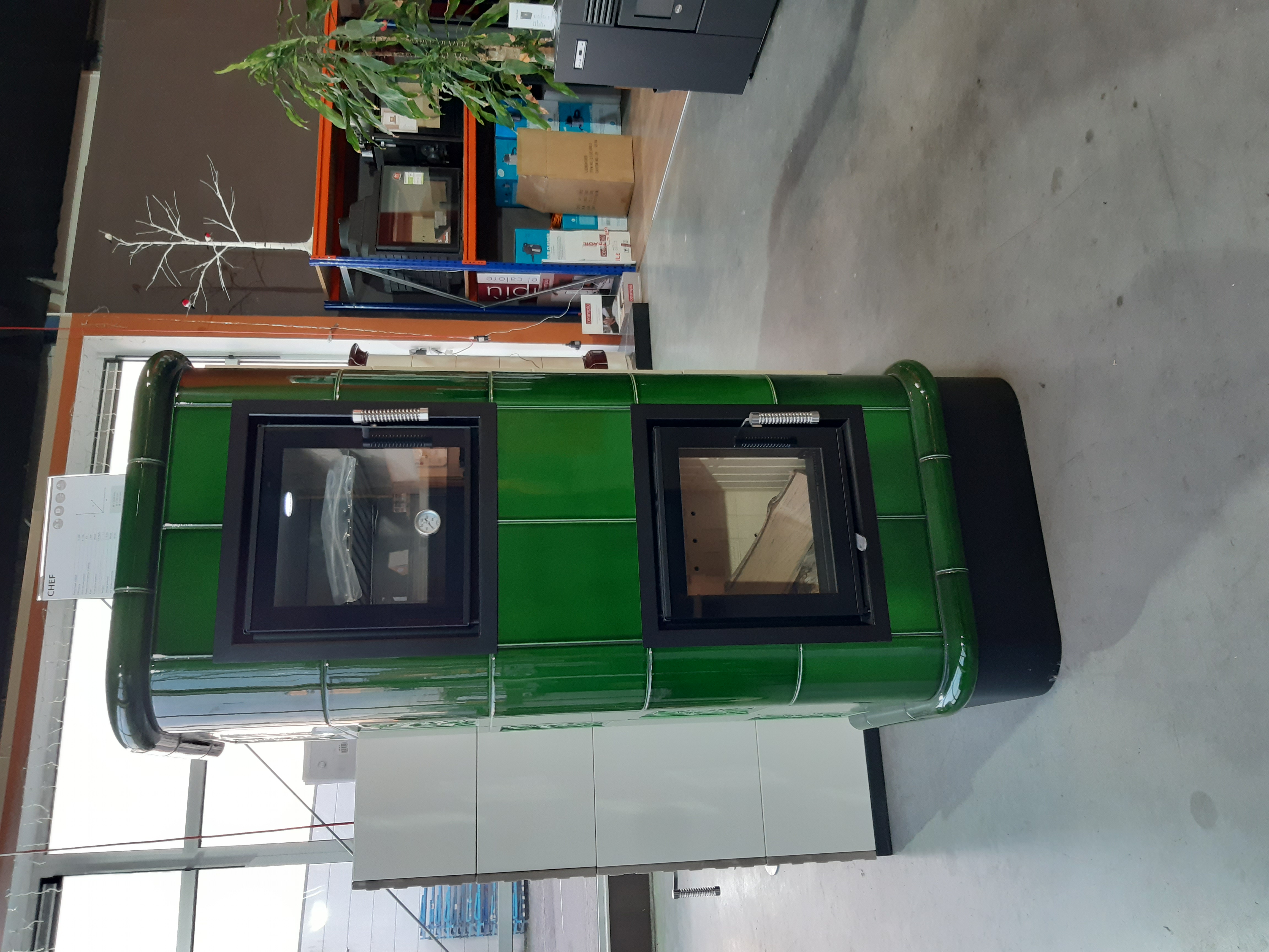 TEGELKACHEL MET OVEN 50% korting