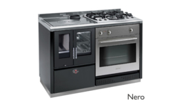 COMBI fornuis Prima 120 Plus  hout +  elektrische oven en/of gas