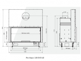 PanAqua 130 EVO LD CV-houthaard (liftdeur)