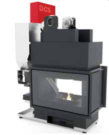 L'Ártistico tunny AP 800 2-zijdige pellethaard 12 kW