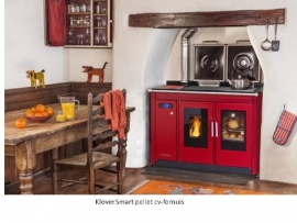 Klover SMART 120 British Traditional - pellet CV-fornuis