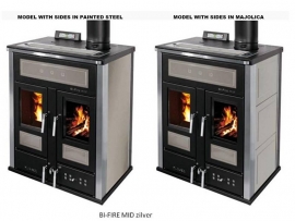 Klover BI-FIRE MID 27,3 kW (staal) - hybride CV-kachel