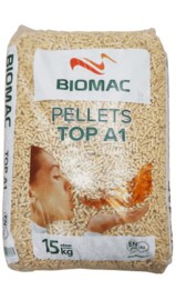 BIOMAC A1 ENplus kwaliteit, without-pellets 15kg