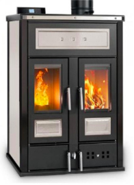 Klover BI-FIRE MID 27,3 kW (staal) - hybride CV-kachel