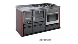 Ugo Cadel Christine 150 Combi - hout CV-fornuis + elektrische en/of gas oven