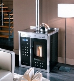 Klover SMART 80  -  pellet CV-fornuis zonder oven