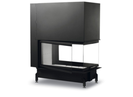 PanTech EVO 100 V LD - 3-Zijdige haard met liftdeur