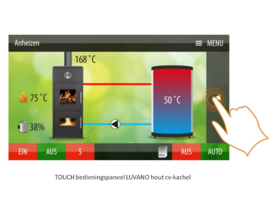 Luuma Luvano 10 en 15 kW - hout CV-kachel