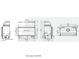 Pec Aqua 110 EVO CV-houthaard (draaideur)