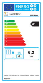 Pasqualicchio Perseo 6 met cubus ombouw 5.8 kW