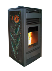 Unica 20-30 kW (lavasteen) - hybride CV-kachel