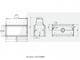 PanAqua 110 Tunnel   30 Kw CV-houthaard (draaideur)