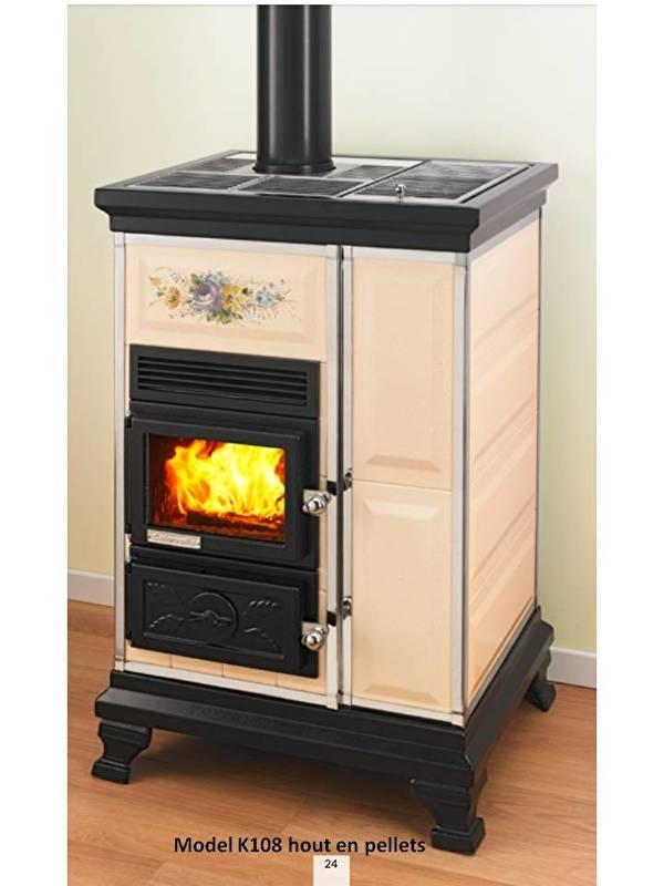 Combi hout en pellet Calorvalle K108 (K1087295) | hybride lucht verwarmend |