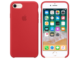 iPhone 7 / 8 / SE (2020): Liquid Silicone case (Red)