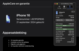 (No.6843) iPhone 16 Pink 128GB  **A-Grade**