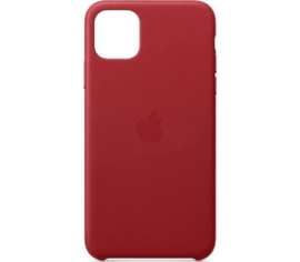 iPhone 11: Leather case (Red)
