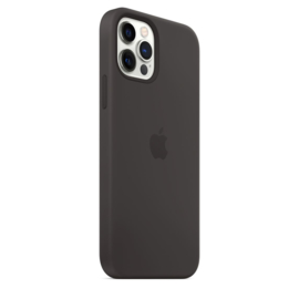 iPhone 12 Pro Max: Liquid Silicone case (Zwart)