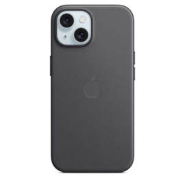 FineWoven case voor iPhone 15 Plus met Magsafe (Zwart)