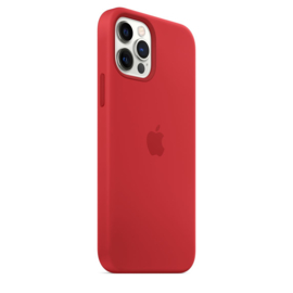 iPhone 12 / 12 Pro: Liquid Silicone Case (Rood)