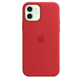 iPhone 12 mini: Liquid Silicone case (Rood)