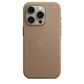 FineWoven case voor iPhone 15 Pro met Magsafe (Taupe)