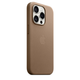 FineWoven case voor iPhone 15 Pro met Magsafe (Taupe)