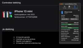 (No.5712) iPhone 13 mini Midnight  128GB  **A-Grade**