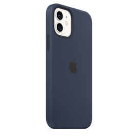 iPhone 12 mini: Liquid Silicone case (Blauw)