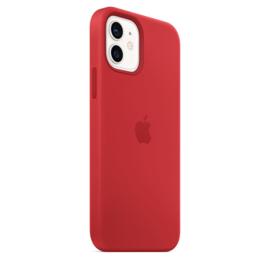 iPhone 12 mini: Liquid Silicone case (Rood)