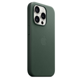FineWoven case voor iPhone 15 Pro met Magsafe (Evergreen)