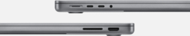 (No.000) MacBook Pro (late-2023) 14" M3 8-C CPU, 10‑C GPU, 8GB /512GB  Space Gray **Nieuw**