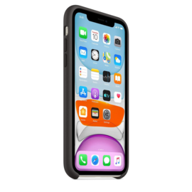 iPhone 11: Silicone case (zwart)