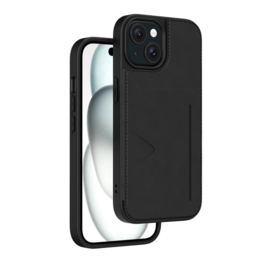 iPhone 15: NOVANL WalletGuard backcover (zwart)