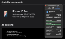 (No.5899) iPhone 13 Pro 256GB Zilver **A/B-Grade**