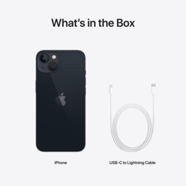 (No.5111) iPhone 13 Midnight 256GB  **A-Grade**
