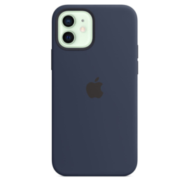 iPhone 12 / 12 Pro: Liquid Silicone Case (Marineblauw)