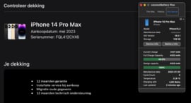 (No.5092) iPhone 14 Pro Max 128GB Space Black **B-Grade**