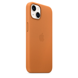 iPhone 13: leather case (Golden brown)