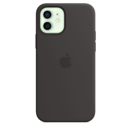iPhone 12 / 12 Pro: Liquid Silicone Case (zwart)