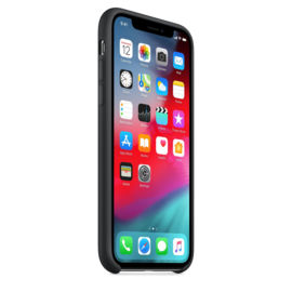 iPhone XR: Liquid Silicone case (Black)