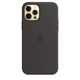 iPhone 12 / 12 Pro: Liquid Silicone Case (zwart)