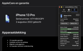 (No.6857) iPhone 13 Pro 128GB Graphite **A-Grade**